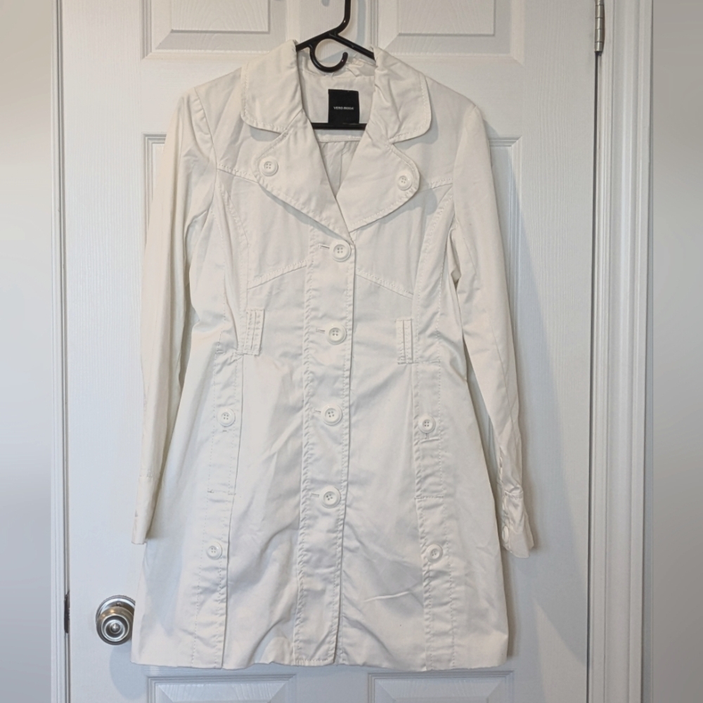 Vera Moda Women's White Coat